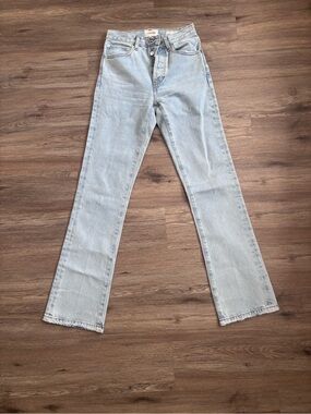 Frame Denim Light Blue Straight Leg Jeans
